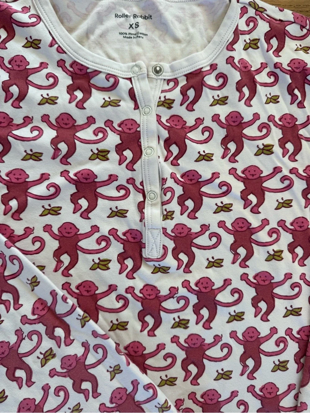 Roller Rabbit XS pajama set